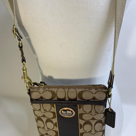 Classic **Coach Legacy Signature Stripe - Picture 3 of 7